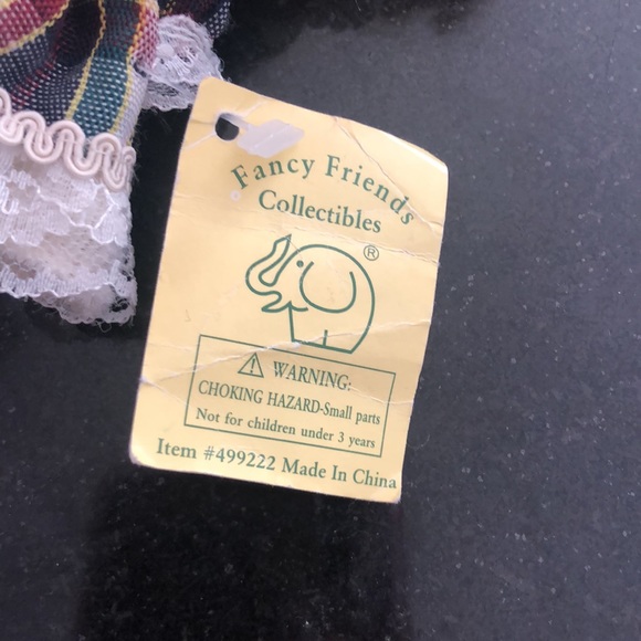 Fancy Friends Porcelain Body, doll w/Plaid Dress - Picture 2 of 8